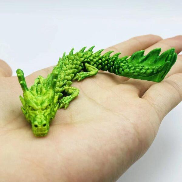 Custom Printed 3D Small Dragon Toy Made in China PLA Material Moulding Processing Service - Image 2